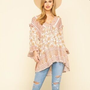 Free People Women’s Moonlight Dance Tunic Sz Small
